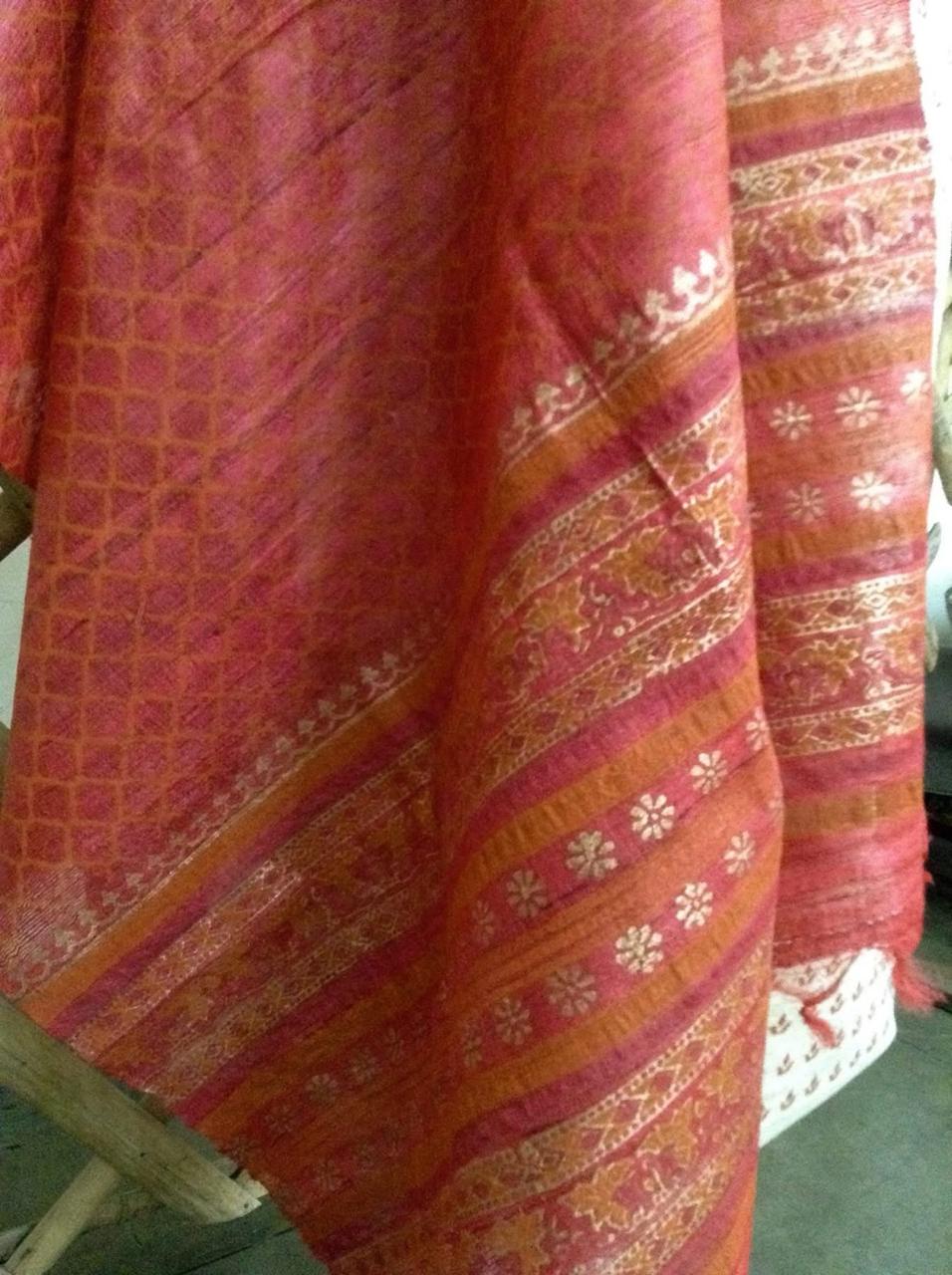 Tussar silk suit